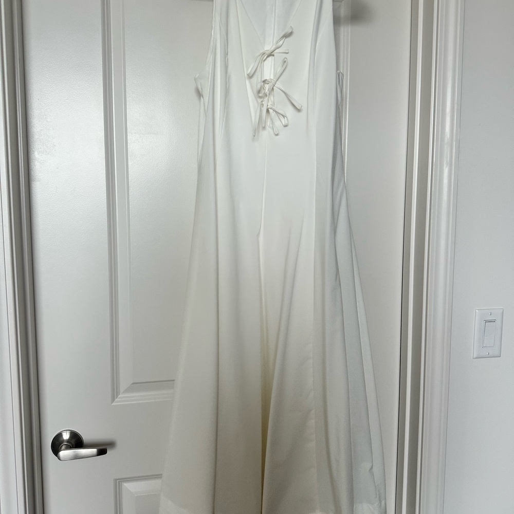 NEW Pappiet Front Tie Midi Dress - Picture 2 of 3